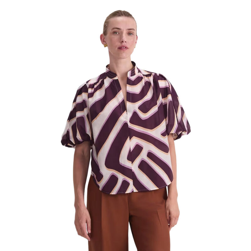 Sportscraft Penny SS Cotton/Silk Blouse image number 0